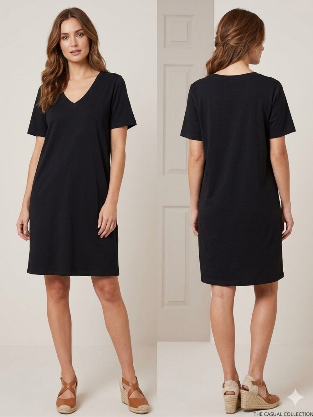 EILEEN FISHER TUNIC V NECK DRESS SIZE S/P‎